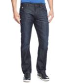 Guess Men's Regular Straight Fit Riverfront-wash Jeans