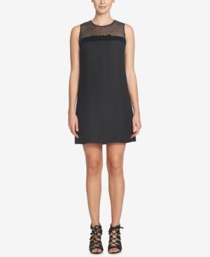 Cece Blair Illusion Dot Shift Dress