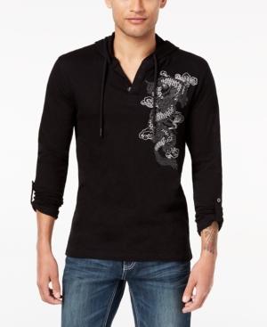 Inc International Concepts Men's Embroidered Dragon Hoodie, Created For Macy's
