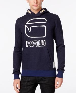 G-star Raw Men's Vasif Graphic-print Logo Hoodie