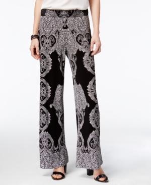 Inc International Concepts Printed Soft Pants, Created For Macy's