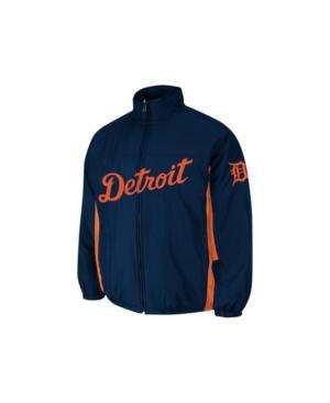 Majestic Men's Detroit Tigers Double Climate On-field Full-zip Jacket