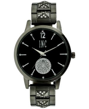 Inc International Concepts Women's Crystal Gunmetal Bracelet Watch 40mm In006gt, A Macy's Exclusive Style