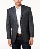 Marc New York By Andrew Marc Men's Slim-fit Gray Plaid Sport Coat