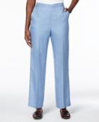 Alfred Dunner Silver Bells Herringbone Pull-on Pants