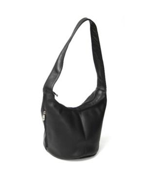 Royce Hobo Bag With Side Zip Pocket In Colombian Genuine Leather