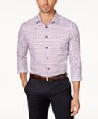 Tasso Elba Men's Long-sleeve Checked Shirt, Created For Macy's