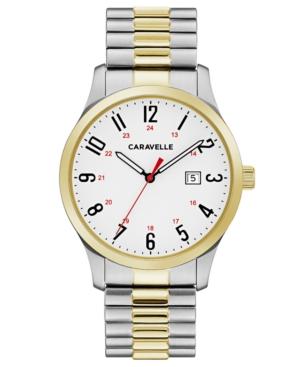 Caravelle New York By Bulova Men's Two-tone Stainless Steel Bracelet Watch 40mm