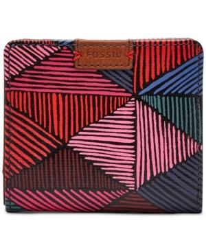Fossil Emma Rfid Printed Mini Wallet