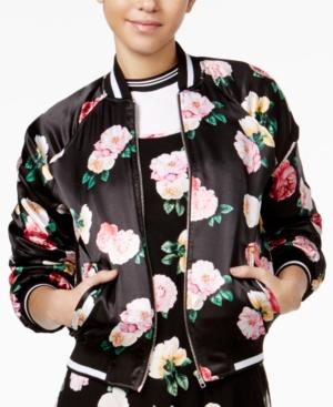 The Edit By Seventeen Juniors' Printed Bomber Jacket