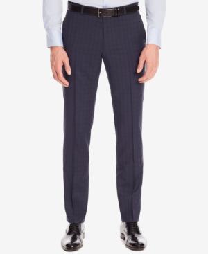 Boss Men's Regular/classic-fit Wool Dress Pants