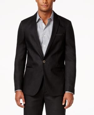 Sean John Men's Black Linen Jacket