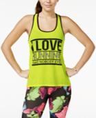 Material Girl Active Juniors' Running Foil Graphic Tank Top, Only At Macy's