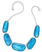 Charter Club Large Shell-finish Stone Statement Necklace, Only At Macy's