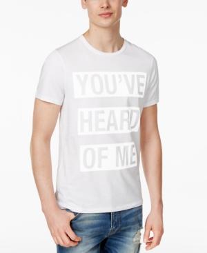 Guess Men's You've Heard Of Me Graphic-print Cotton T-shirt
