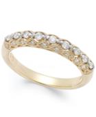 Diamond Milgrain Band Ring (1/4 Ct. T.w.) In 14k White Gold Or Gold