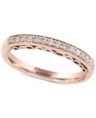 Effy Diamond Band (1/5 Ct. T.w.) In 18k Rose Gold