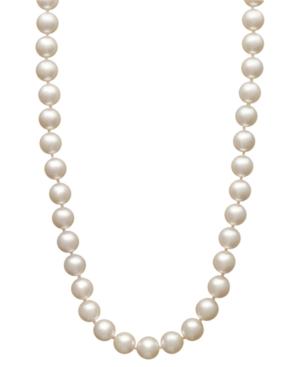 "belle De Mer Pearl Necklace, 18"" 14k Gold Akoya Cultured Pearl Strand (7-7-1/2mm)"