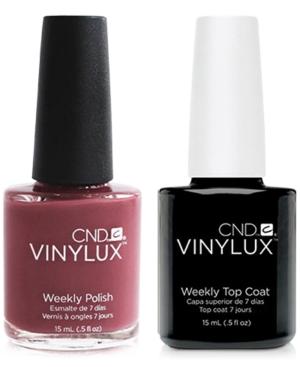 Creative Nail Design Vinylux Married To The Mauve Nail Polish & Top Coat (two Items), 0.5-oz, From Purebeauty Salon & Spa