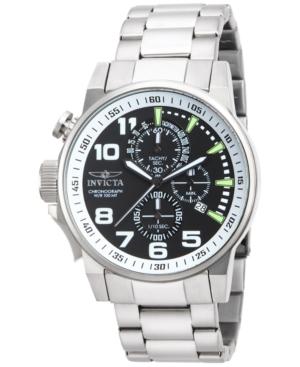 Invicta Men's Chronograph I-force Stainless Steel Bracelet Watch 46mm 14955