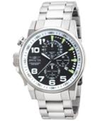 Invicta Men's Chronograph I-force Stainless Steel Bracelet Watch 46mm 14955
