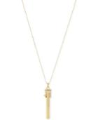 Bcbgeneration Gold-tone Swinging Bar Pendant Necklace