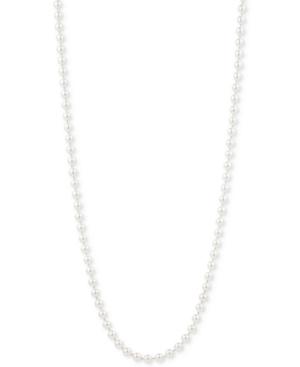 Anne Klein Gold-tone Imitation Pearl Long Length Necklace