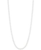 Anne Klein Gold-tone Imitation Pearl Long Length Necklace