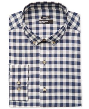 Bar Iii Men's Slim-fit Wear Me Out Stretch Easy-care Vintage Gingham Dress Shirt, Only At Macy's