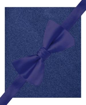 Alfani Men's Blue Bow Tie & Pocket Square Set, Only At Macy's