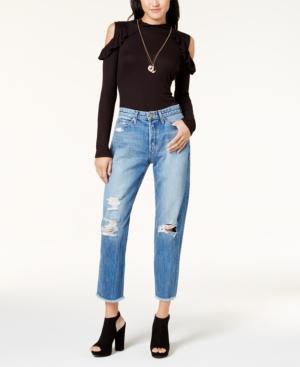 Joe's The Smith Ripped High-rise Jeans