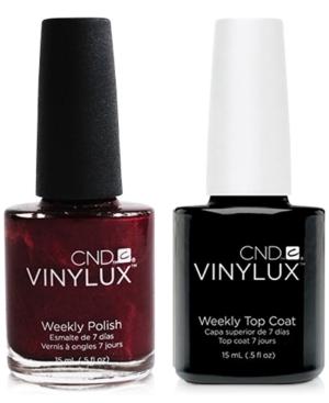 Creative Nail Design Vinylux Masquerade Nail Polish & Top Coat (two Items), 0.5-oz, From Purebeauty Salon & Spa