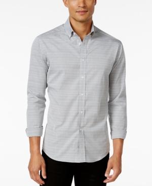 Vince Camuto Men's Horizontal Stripe Long-sleeve Shirt