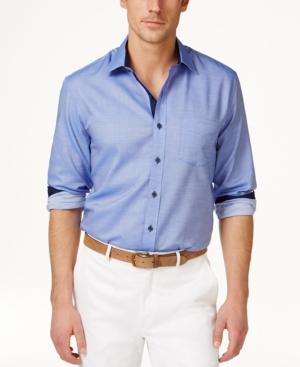 Tasso Elba Men's Texture Long-sleeve Shirt
