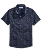 Level 10 Men's Circle-print Short-sleeve Shirt