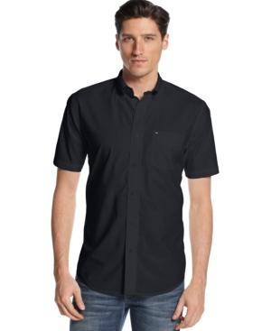 Tommy Hilfiger Big And Tall Maxwell Short-sleeve Button-down Shirt