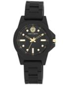 Vince Camuto Women's Black Silicone Strap Watch 38mm Vc-5280bkbk