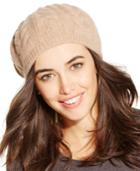 Charter Club Cashmere Cable Beret, Created For Macy's