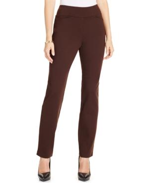 Charter Club Pull-on Slim Ponte Pants, Only At Macy's