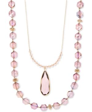 Lonna & Lilly Silver-tone 2-in-1 Layer Pendant Necklace