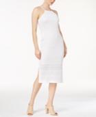 Bar Iii Cutaway Textured Dress, Only At Macy's