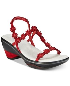 Jambu Cybill Floral Strap Sandals Women's Shoes