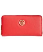 Tommy Hilfiger Lucky Charm Large Pebble Leather Zip-around Wallet
