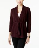 Alfani Belted Cardigan, Only At Macy's