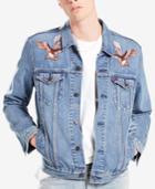 Levi's Limited Men's Embroidered Trucker Jacket, Created For Macy's