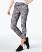 Tommy Hilfiger Sport Space-dyed Cropped Leggings, Only At Macy's