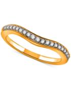Diamond Contour Band In 14k Gold (1/4 Ct. T.w.)