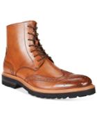 Kenneth Cole New York Men's Click Sound Wing-tip Boots Men's Shoes