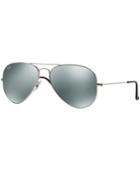 Ray-ban Aviator Mirrored Sunglasses, Rb3025 58