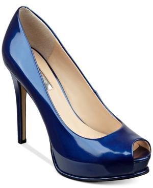 Guess Women's Honora Peep Toe Platform Pumps Women's Shoes